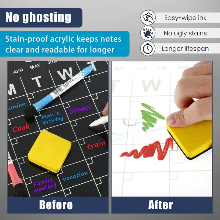 Magnetic Fridge Calendar