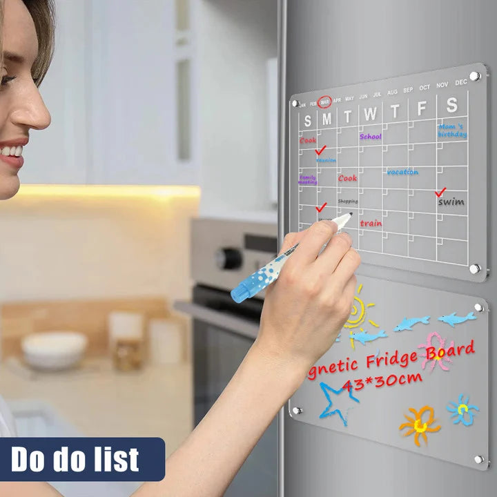 Magnetic Fridge Calendar