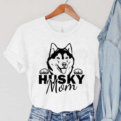 Husky Mom T-Shirt