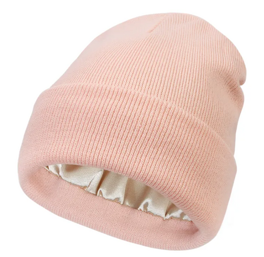 Silk Lined Knit Beanie