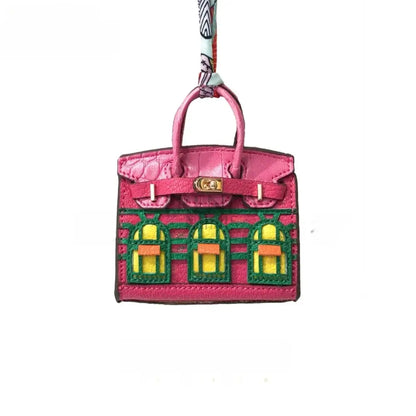 Birkin Faubourg Inspired Mini Handbag Charm