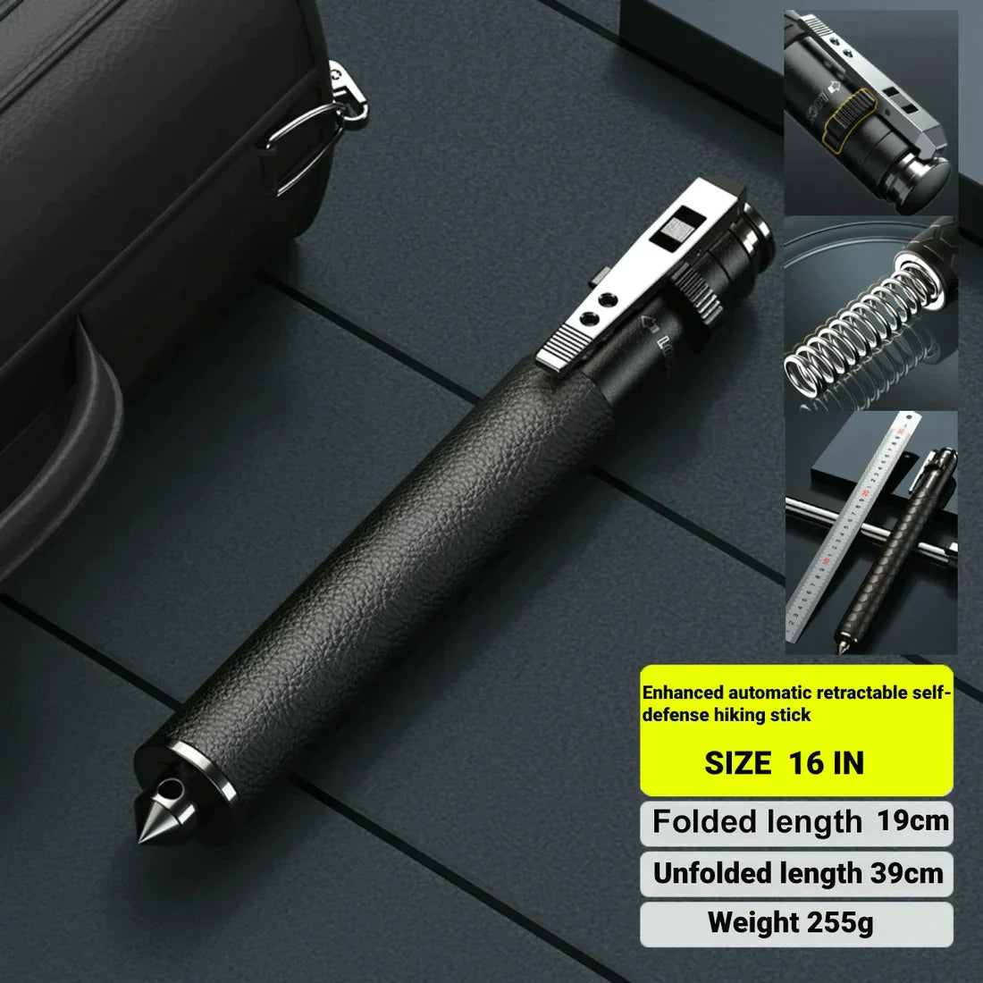 Retractable Self-Defense Hiking Stick