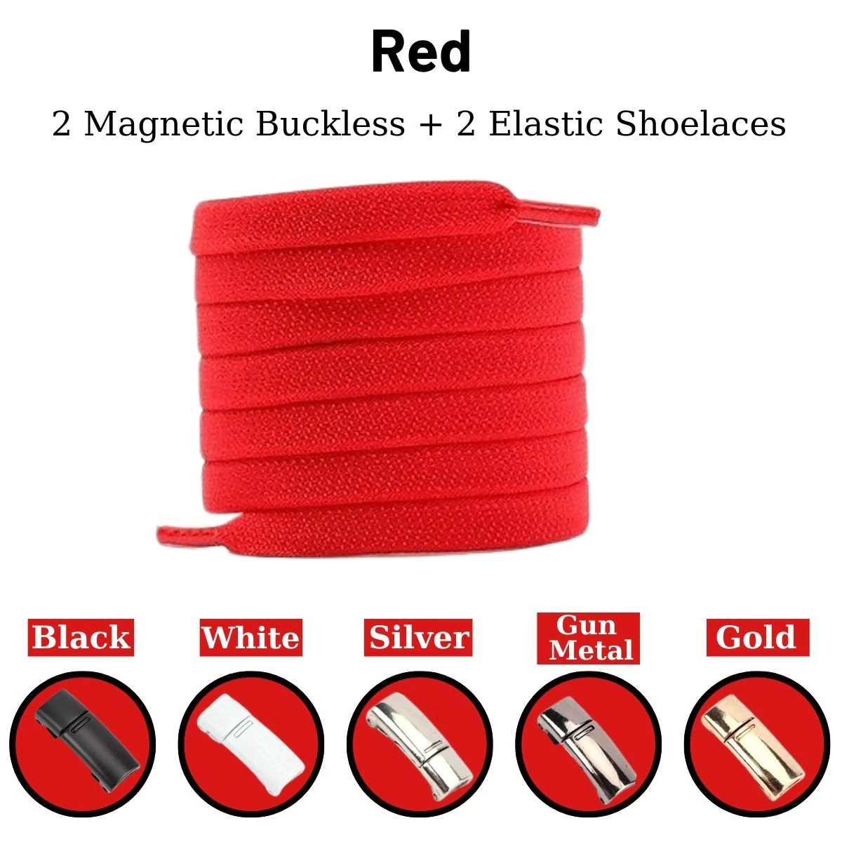 MAGNETIC NO-TIE SHOELACES