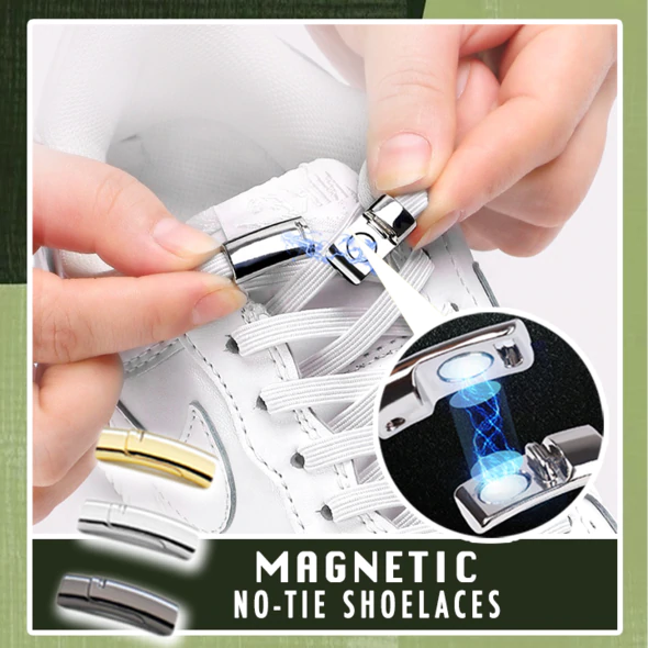 MAGNETIC NO-TIE SHOELACES