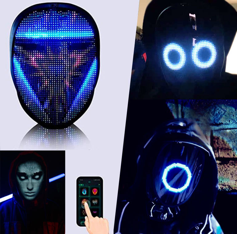 Customizable LED mask