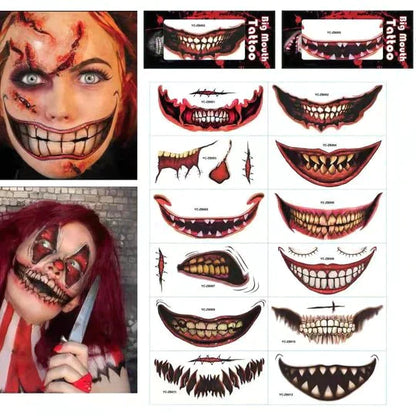 Halloween Prank Makeup Tatoo