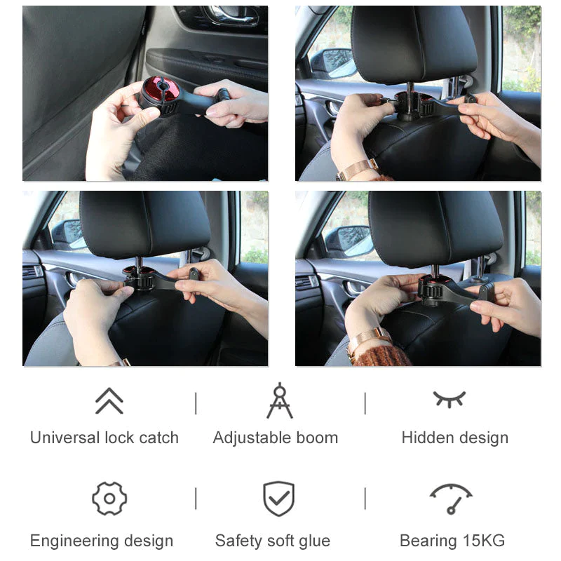 2-in-1 Car Hook™