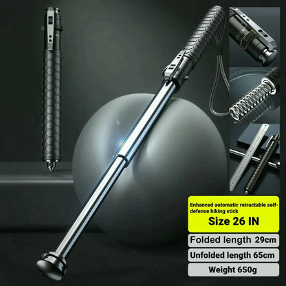 Retractable Self-Defense Hiking Stick